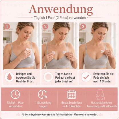 𝐆𝐥𝐢𝐦𝐦𝐞𝐫𝐥𝐲® Mikro-Nadel-Pflaster für mehr Brustvolumen & ein strafferes Erscheinungsbild