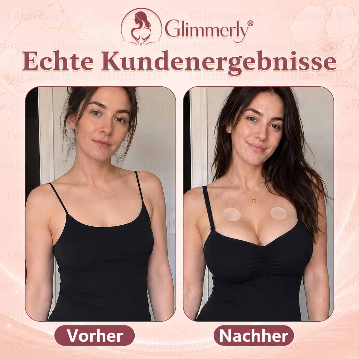𝐆𝐥𝐢𝐦𝐦𝐞𝐫𝐥𝐲® Mikro-Nadel-Pflaster für mehr Brustvolumen & ein strafferes Erscheinungsbild
