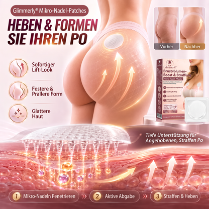 𝐆𝐥𝐢𝐦𝐦𝐞𝐫𝐥𝐲® Mikro-Nadel-Pflaster für mehr Brustvolumen & ein strafferes Erscheinungsbild